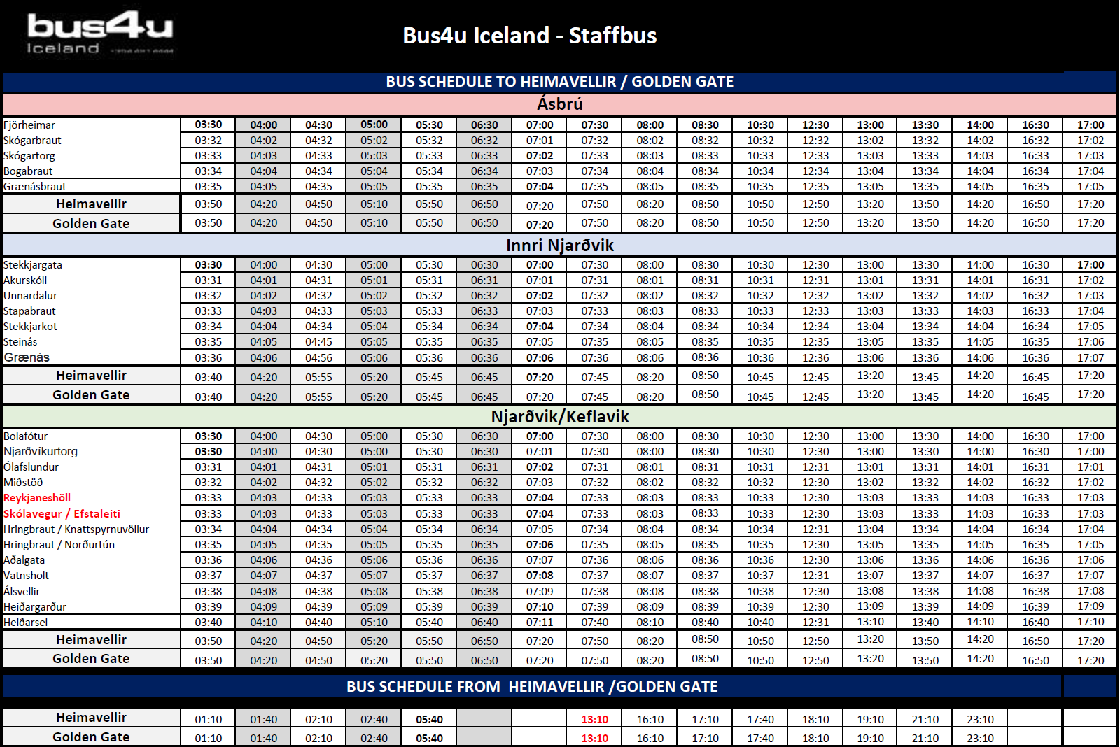 - Shuttle4u